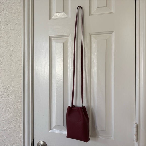 Strathberry Osette Midi Pouch - Oxblood - Picture 6 of 6